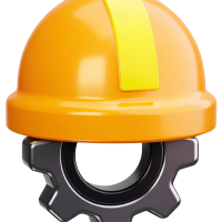 Hard hat 3D Icon by Haca Studio