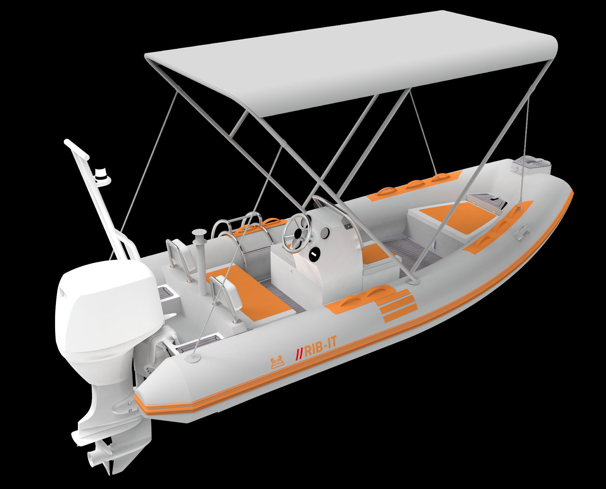 Customizable Rigid Inflatable Boat