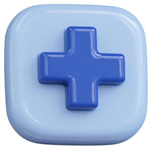 Hospital Sign 3D Icon by Piyanuch Hathai-areerug